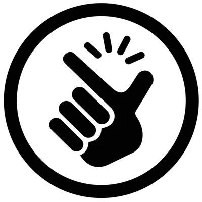 snap fingers icon easy convenient 600nw 2358509795